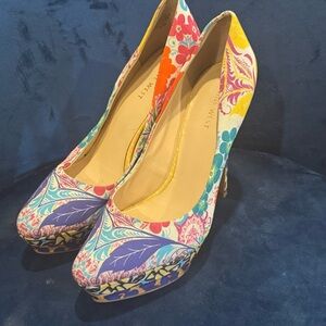 Nine West Multicolor Platform Stiletto Heels | Size 8.5M